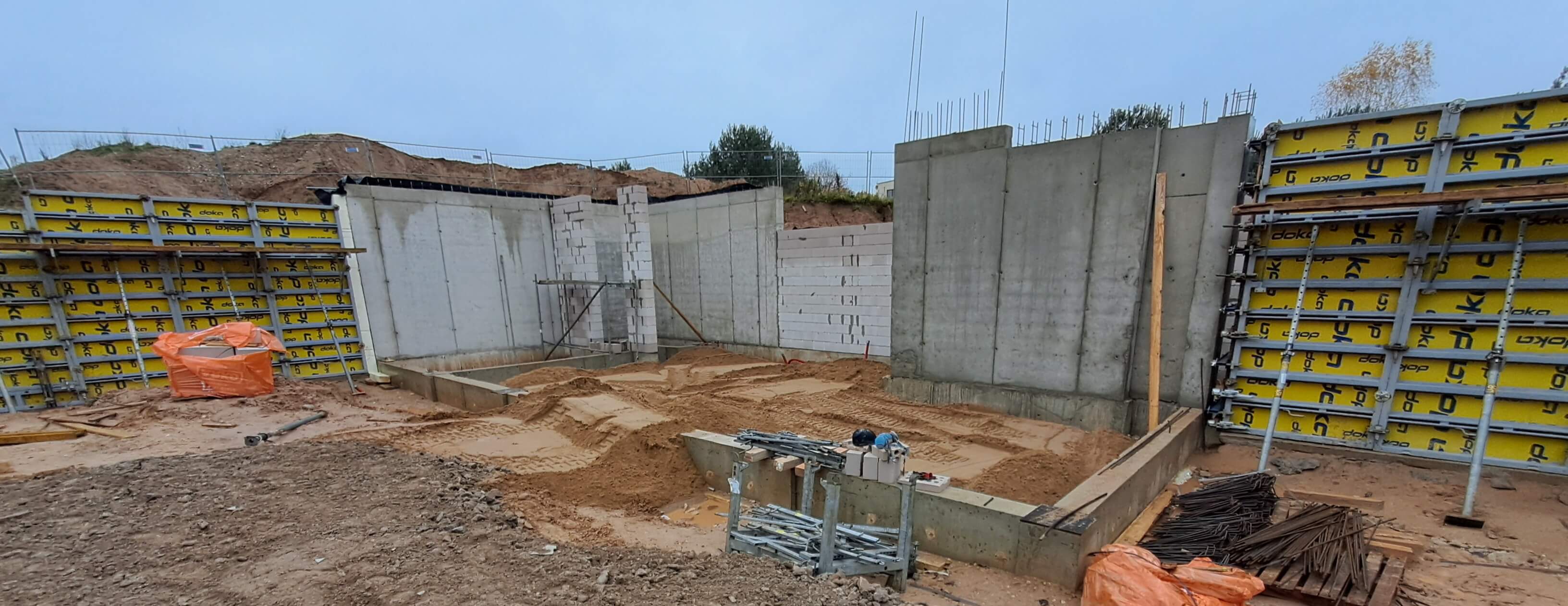 Betonavimo darbų pavyzdys